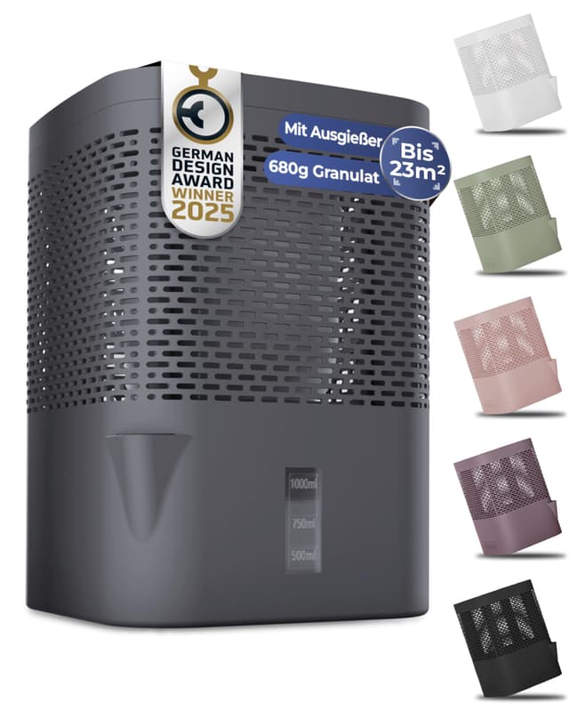 BonAura® AirOne Luftentfeuchter ohne Strom bis 23m² 🌬️