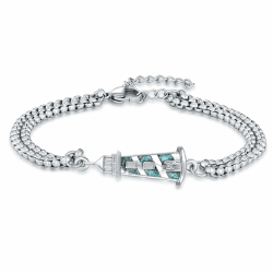 YueYuan Leuchtturm Armband 925 Sterling Silber 💍🌊