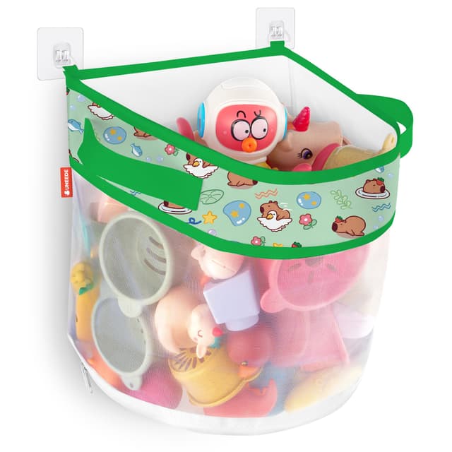 Capybara-Muster Badewannenspielzeug Aufbewahrungstasche 🛁🧸