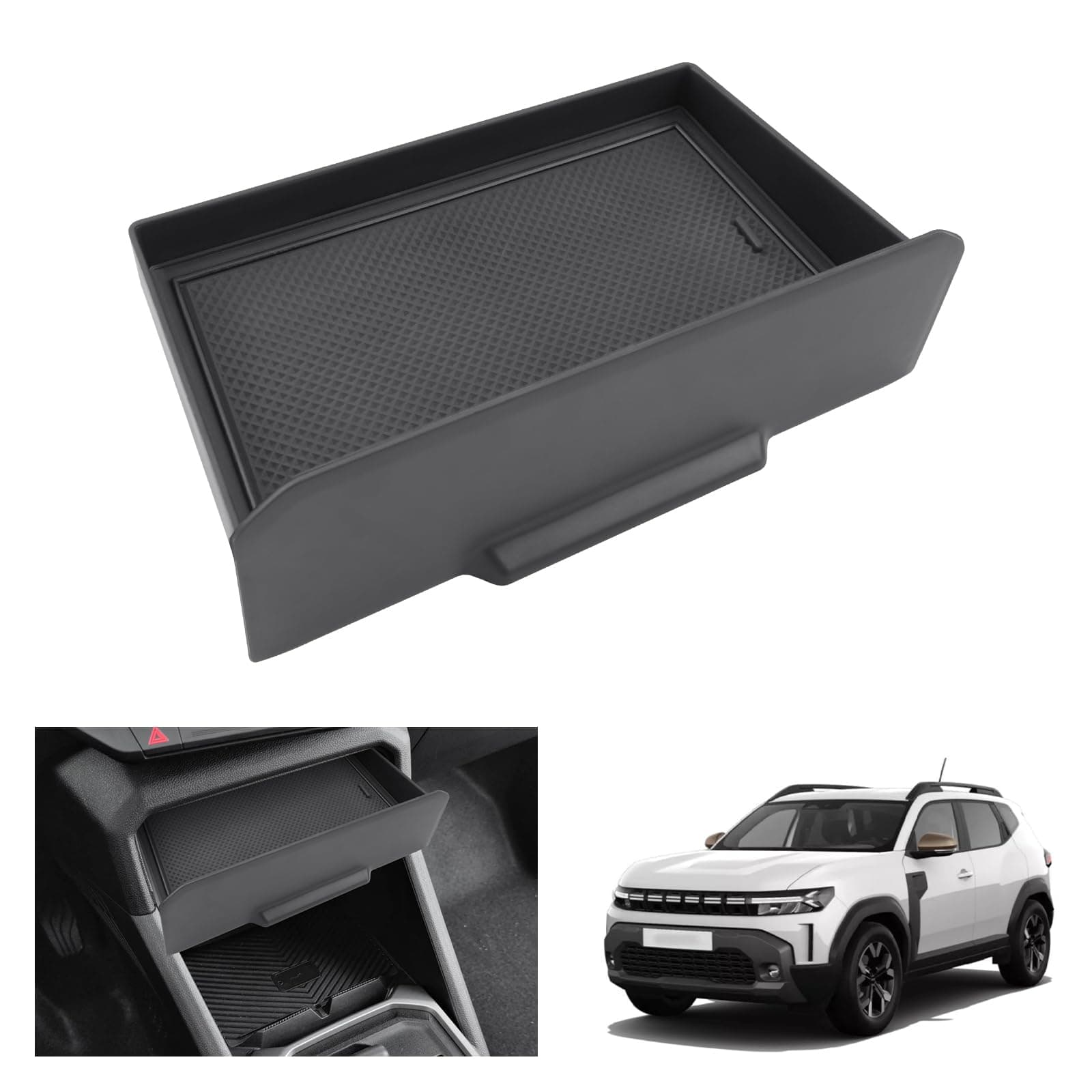 Neuer Dacia Duster 3 2024 2025 Mittelkonsole Aufbewahrungsbox 🚗