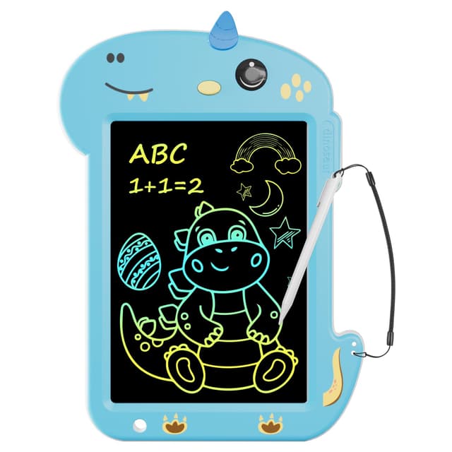 🦕 LCD Dinosaurier Zeichenbrett für Kinder - Blau Frisches Blau
