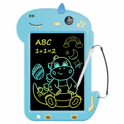 🦕 LCD Dinosaurier Zeichenbrett für Kinder - Blau Frisches Blau Angebot bei HelloDeals