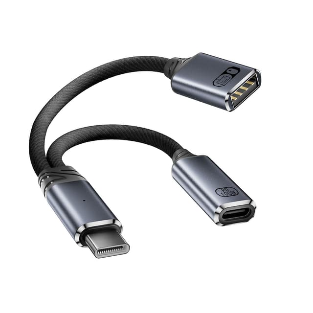 USB C OTG Adapter mit 100W PD Schnellladung