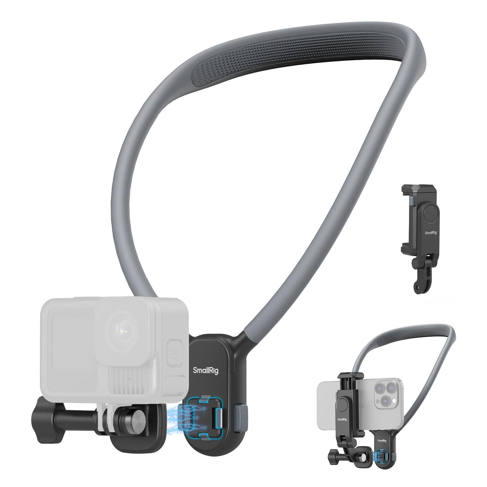 📸📱 SMALLRIG Magnetische Halshalterung für Actionkameras und Telefone - 5128