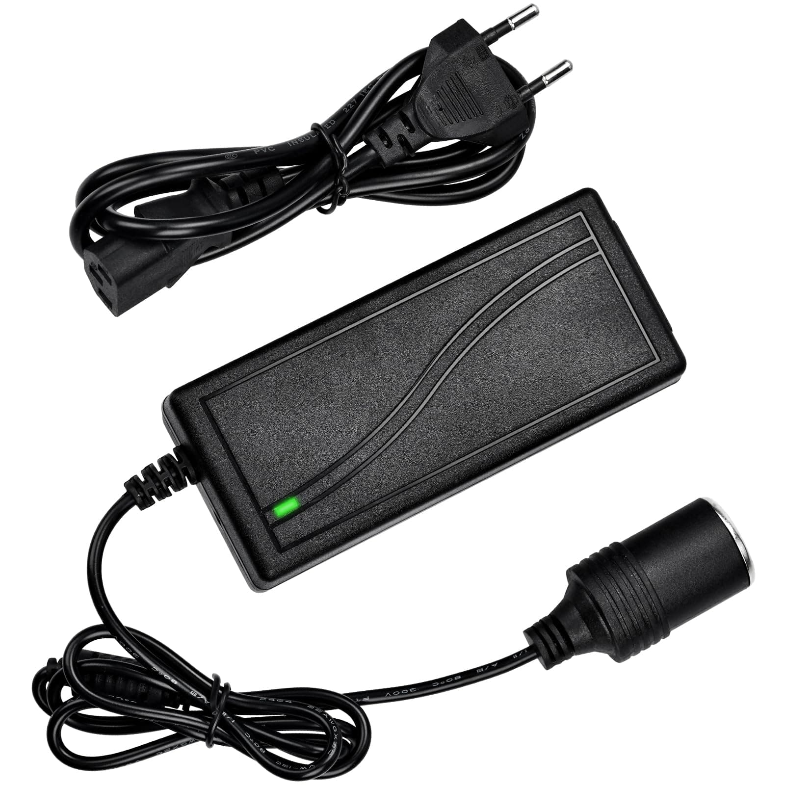 🔌 ALFFREUDE Spannungswandler 220V auf 12V KFZ Netzadapter 🚗