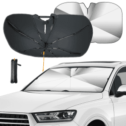 🚗🌞 GOHHME Auto Sonnenschutz Frontscheibe: Verbesserte 360° Rotationsfunktion! 🌂 Angebot bei HelloDeals
