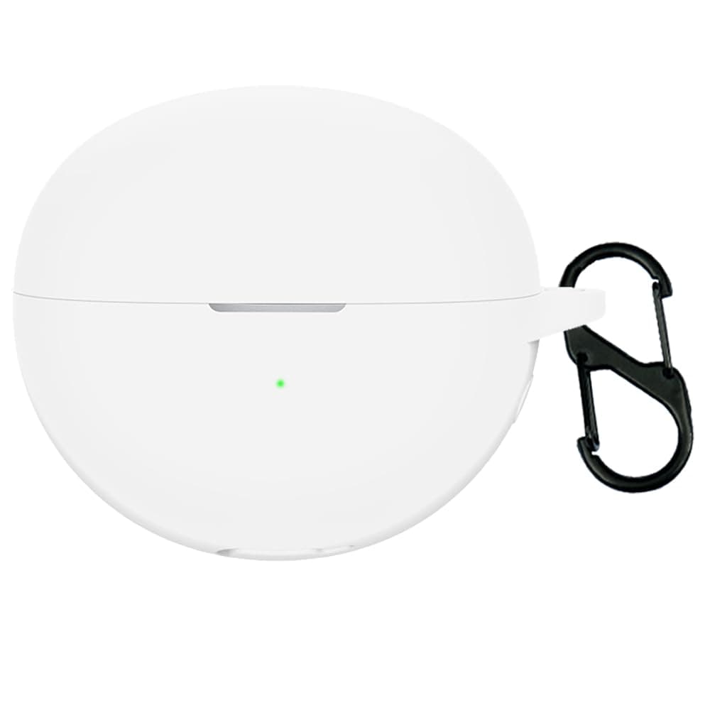 Silikon Hülle für Huawei FreeClip Bluetooth Kopfhörer - Schutzhülle Case Cover (Weiß) 🎧📱