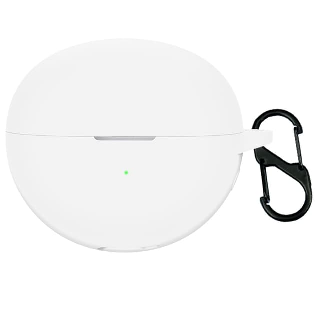 Silikon Hülle für Huawei FreeClip Bluetooth Kopfhörer - Schutzhülle Case Cover (Weiß) 🎧📱
