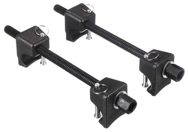 🔧🚗 SIXTOL Mechanic Spring Set 4, Heavy-Duty, 2stk Auto Federspanner mit Splint, 380mm Montagespanner