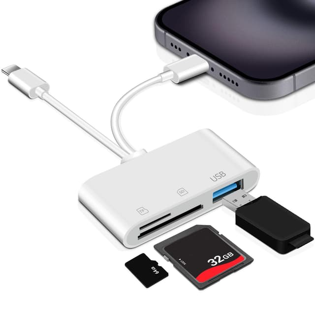 SD Karte Adapter für iPhone [MFI Zertifiziert] 📱🔌