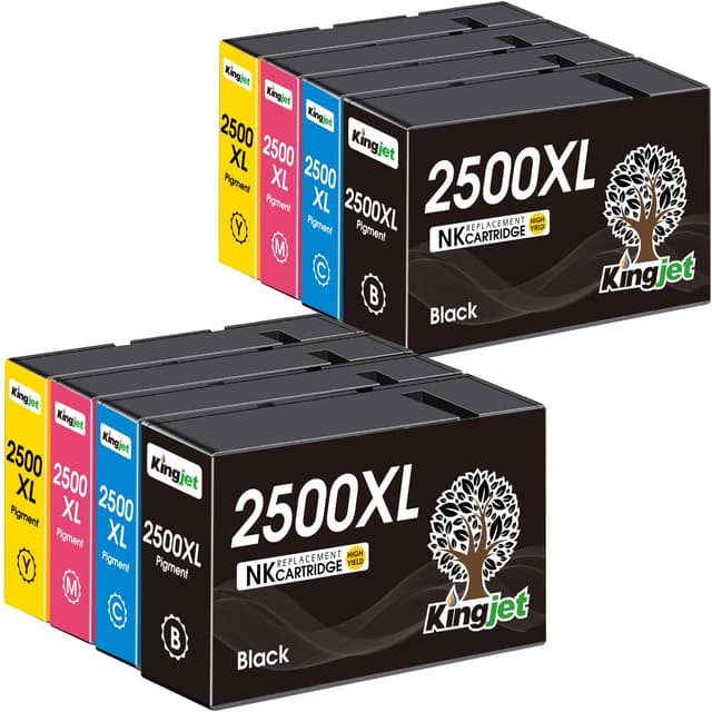 🌟 KINGJET 2500XL Druckerpatronen Multipack für Canon Maxify 🖨️