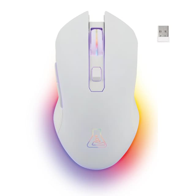 🎮🖱️ The G-LAB – Kult Helium Kabellose Gaming-Maus - Weiß WIRELESS 🖱️🎮