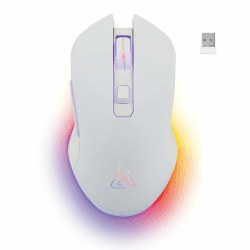 🎮🖱️ The G-LAB – Kult Helium Kabellose Gaming-Maus - Weiß WIRELESS 🖱️🎮