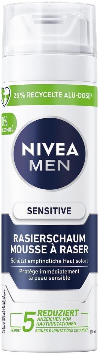 Angebot: NIVEA MEN Sensitive Rasierschaum für Männer 🧔🪒