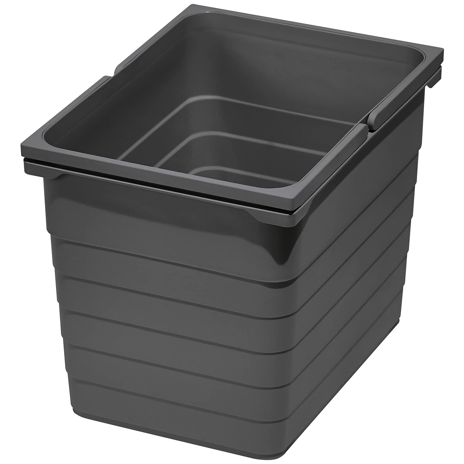 🌟 Super Deal! Ninka eins2vier Abfallsammler 17 Liter dunkelgrau von SOTECH