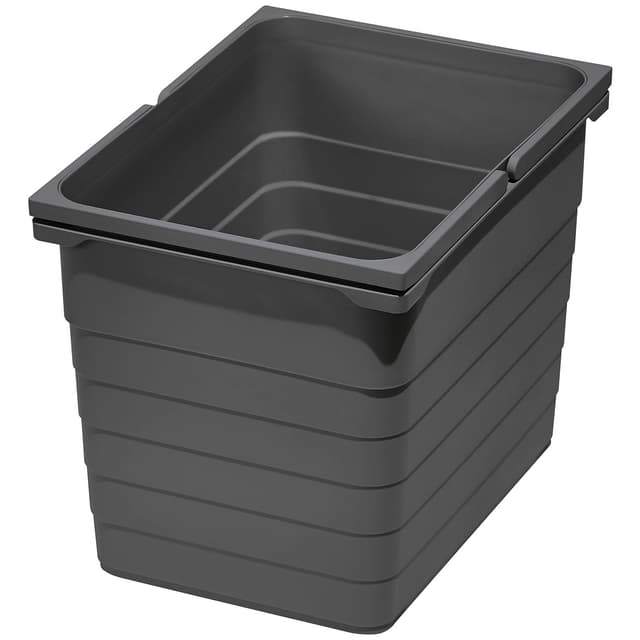 🌟 Super Deal! Ninka eins2vier Abfallsammler 17 Liter dunkelgrau von SOTECH