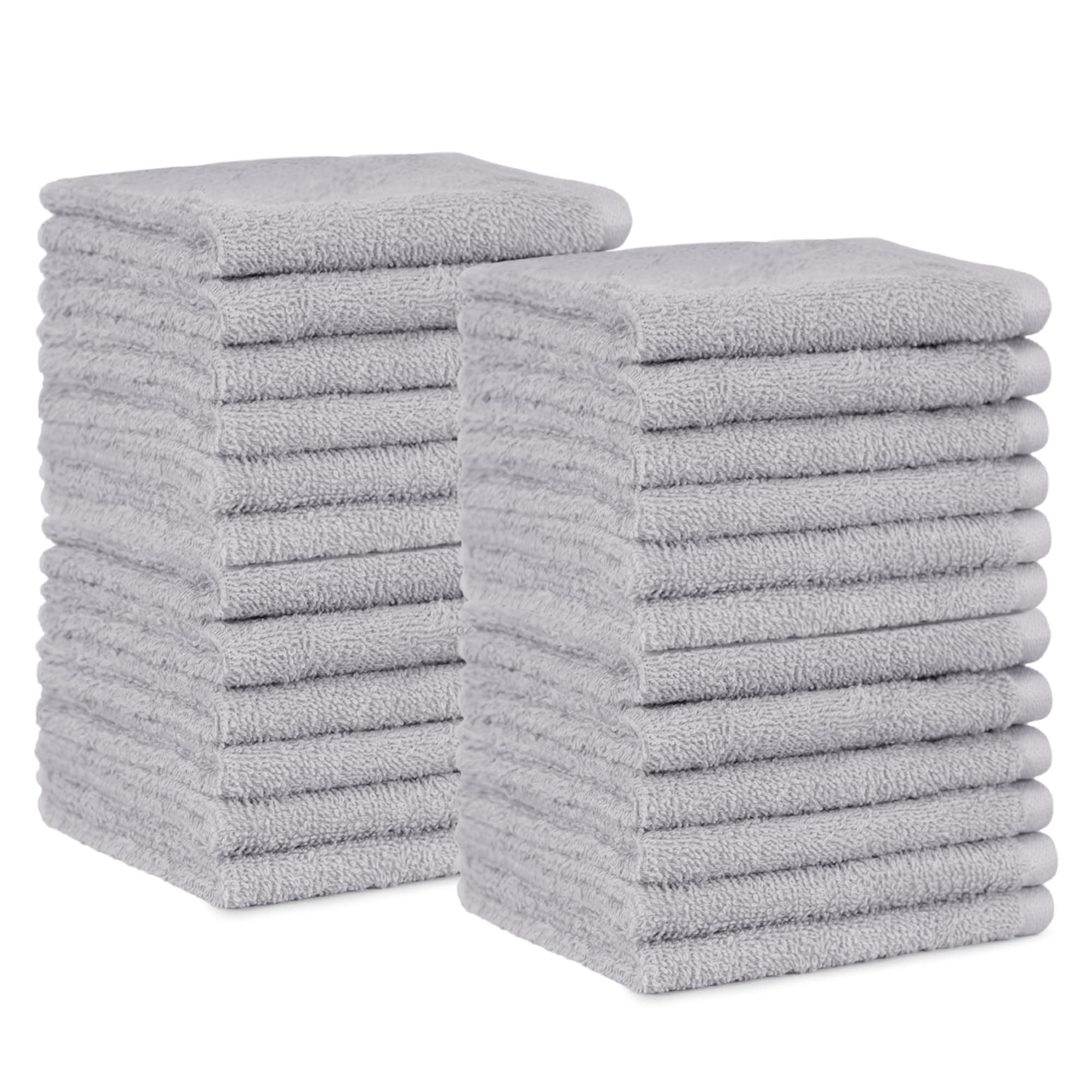 🌟 Amazon Basics Gesichtshandtücher 24er-Pack, 100 % Baumwolle, schnelltrocknend 🛁