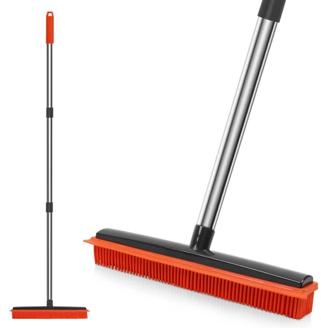 🎉 Super Deal! JIUNENG Gummibesen mit Stiel für Haustierhaare und mehr! 🧹
