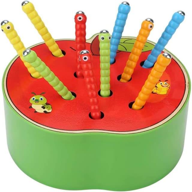 🎁 Afufu Kinderspielzeug ab 1 2 3 4 5 Jahren, Holz Montessori Spielzeug für Babys 🐛🦋🐞