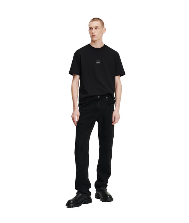 👖 KARL LAGERFELD JEANS Denim mit geradem Bein 29W / 34L Washed Black | SALE!