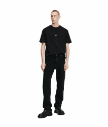 👖 KARL LAGERFELD JEANS Denim mit geradem Bein 29W / 34L Washed Black | SALE!