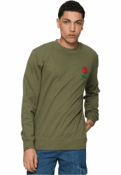 🔥 Reduziert! Mister Tee Herren Sweatshirt L Olive - Nur 8.5€
