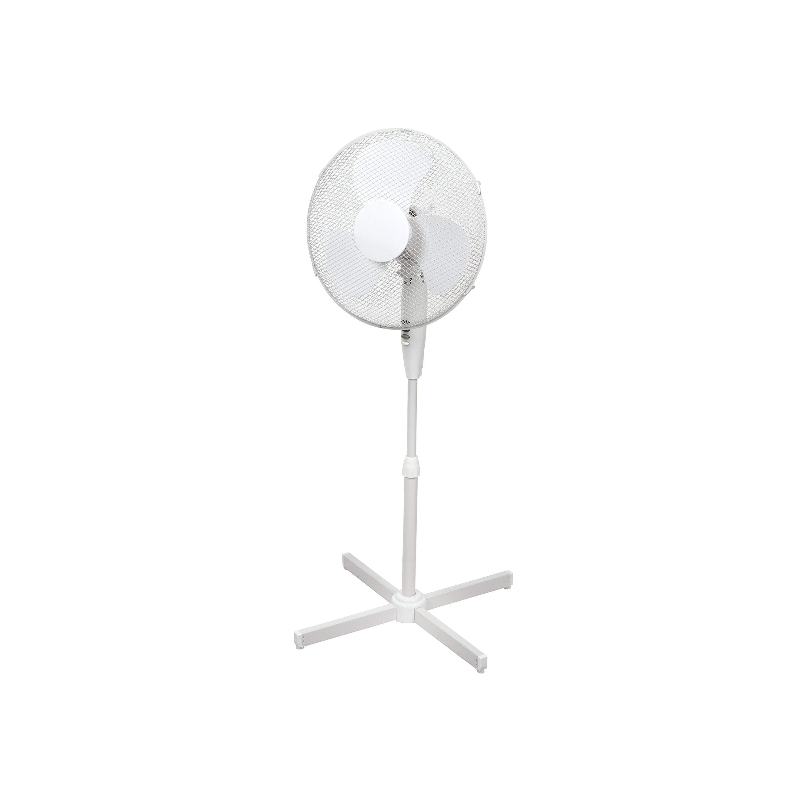 🌀 ITO Standventilator 40 cm Durchmesser weiß-oszillierend
