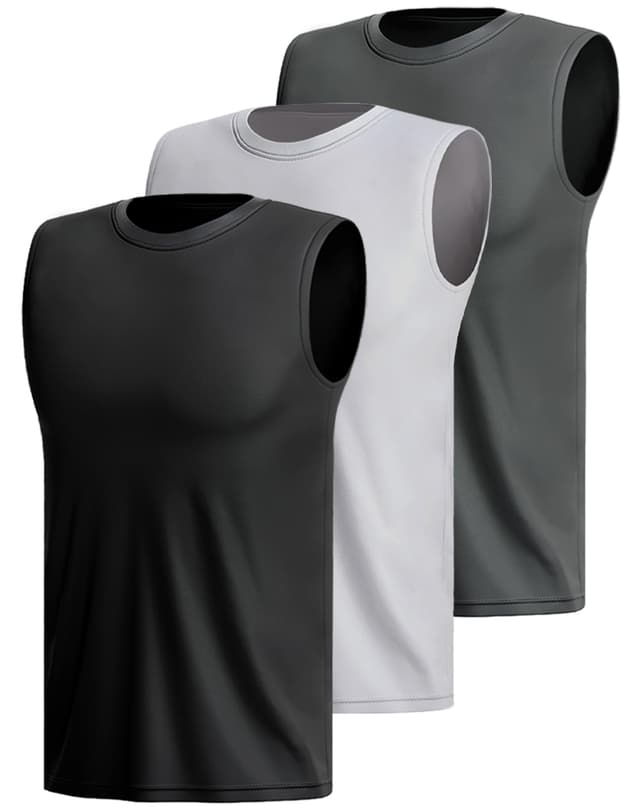 🏋️‍♂️ 3er oder 5er Pack Sport Tank Top Herren äRmellos Shirt Fitness 🏃‍♂️