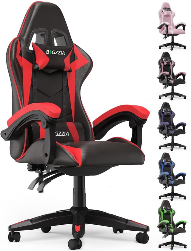 Bigzzia Gaming Stuhl - Ergonomischer PC Stuhl für ultimativen Komfort! 🎮