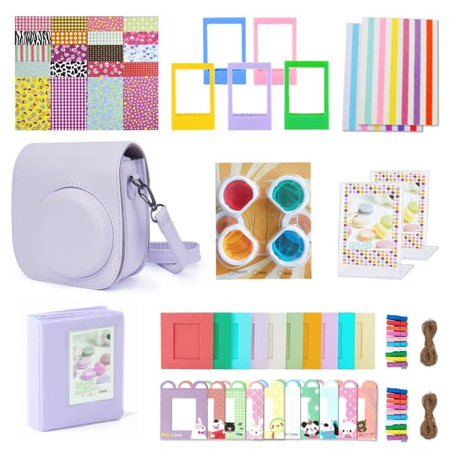 📸 KALDA Sofortbildkameras Zubehör für Instax Mini 12 (Lilac Purple) 🌟