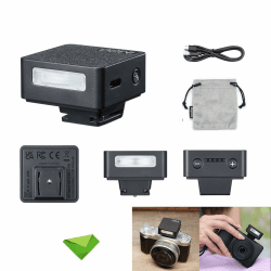 📸 Godox iM20 Mini-Blitzgerät für Canon, Sony, Fuji, Nikon, Panasonic, Olympus, Pentax Angebot bei HelloDeals