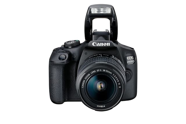📸 Canon EOS 2000D Spiegelreflexkamera - mit Objektiv EF-S 18-55 IS II 📷