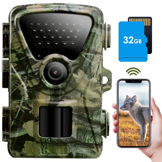 📷🌙 MAXDONE Wildkamera mit Nachtsicht & WLAN