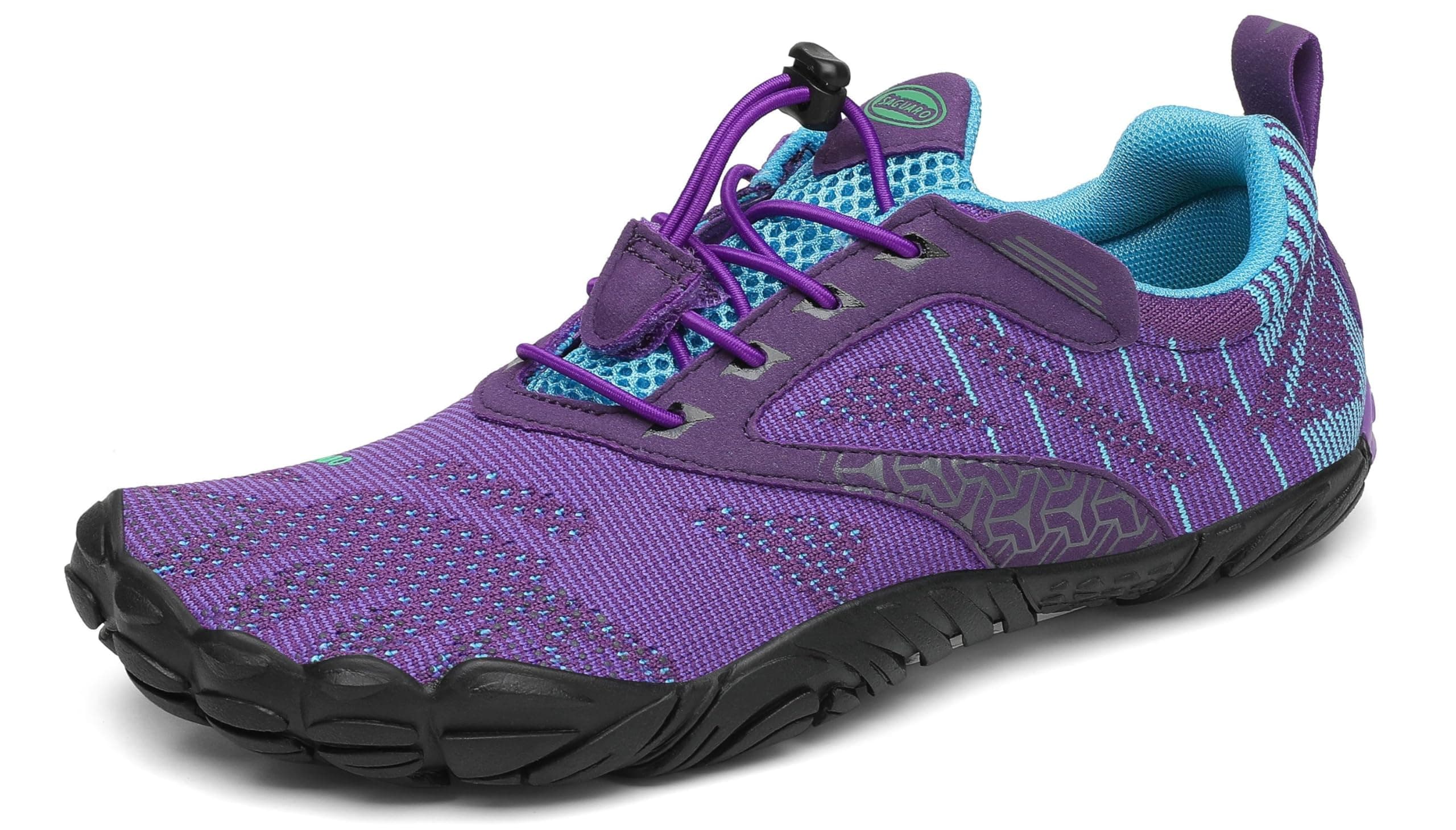 👟 SAGUARO Unisex Minimalistische Barfußschuhe Traillaufschuhe 🌺 Orchidee Lila
