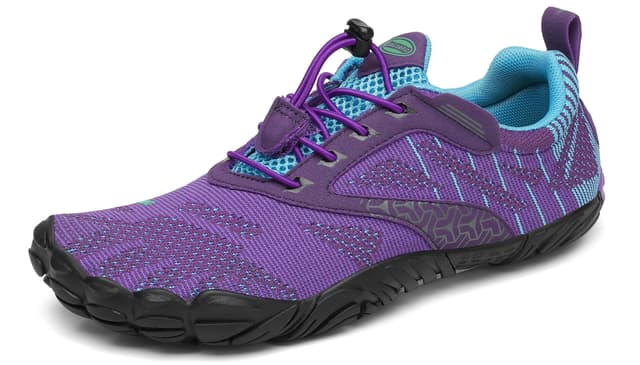👟 SAGUARO Unisex Minimalistische Barfußschuhe Traillaufschuhe 🌺 Orchidee Lila