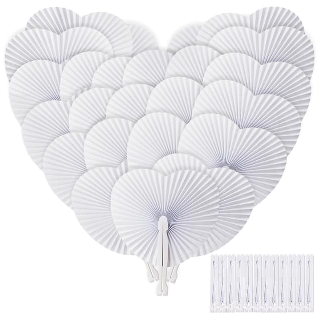 ZOOI Fächer Hochzeit 36 Pack Handfächer Hochzeitsdeko 🎉