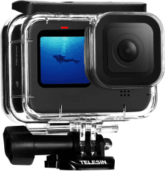 TELESIN 60M Wasserdichtes Gehäuse Hülle für GoPro Hero 13 Hero 12 Hero 11 Hero 10 Hero 9 Black 📸 Angebot bei HelloDeals
