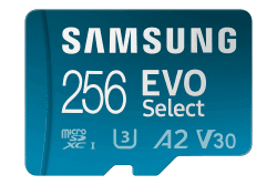 Samsung EVO Select (2024) microSD-Karte + SD-Adapter, 256 GB, 4K UHD, 160 MB/s Lesen 😎📸 Angebot bei HelloDeals