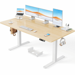 ErGear Höhenverstellbarer Schreibtisch-160 x 80cm | Elektrischer Schreibtisch 🖥️🔧