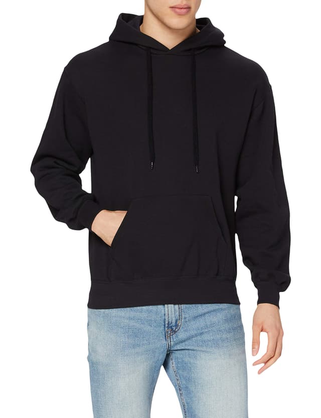 🍎👕 Angebot: Fruit of the Loom Herren Zip Hooded Sweatshirt XXL Schwarz! 🛒