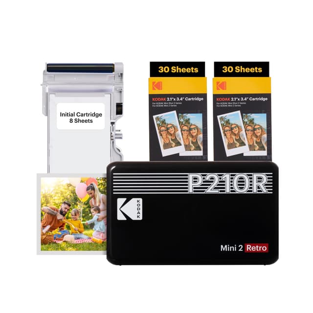 📸 KODAK P210 Mini 2 Retro Mobiler Farbfotodrucker