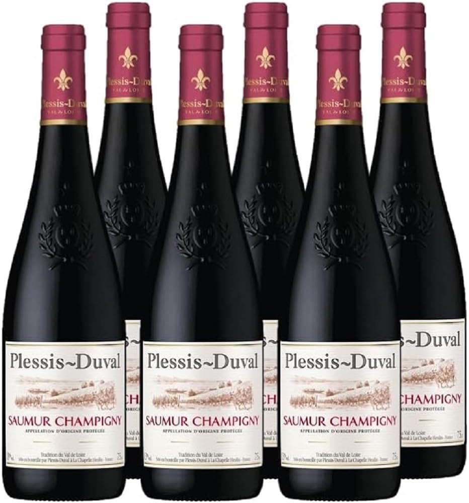 🍷 Plessis Duval - Rotwein Trocken - Saumur Champigny AOP (6 x 0,75 l) Angebot!