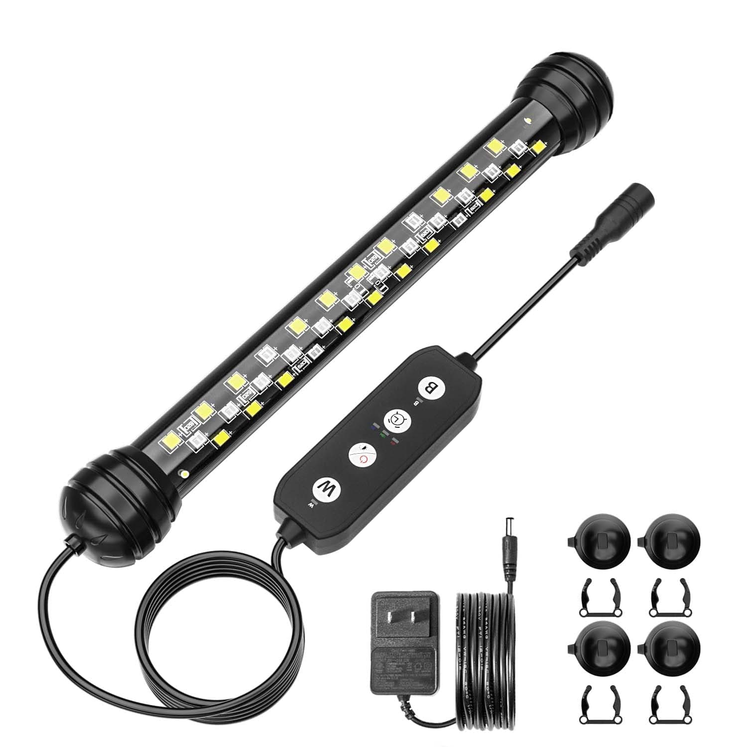 🐠🌈 SEAOURA Aquarium LED Beleuchtung mit Timer | Vollspektrum | 10 Helligkeitsstufen