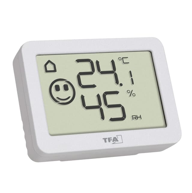 TFA Dostmann Mini Hygrometer digital, 30.5055.02, weiß 🌡️