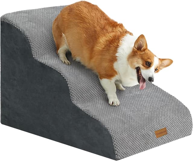 🐾 Trhillsbrad Breiter Hundetreppe 3 Stufen 40cm hoch für Kleine Hunde 🐶