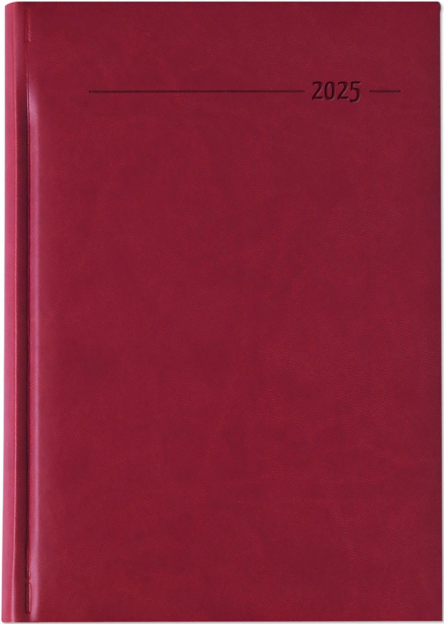 📅 Buchkalender Tucson rot 2025 - Büro-Kalender A5 📚🖋️
