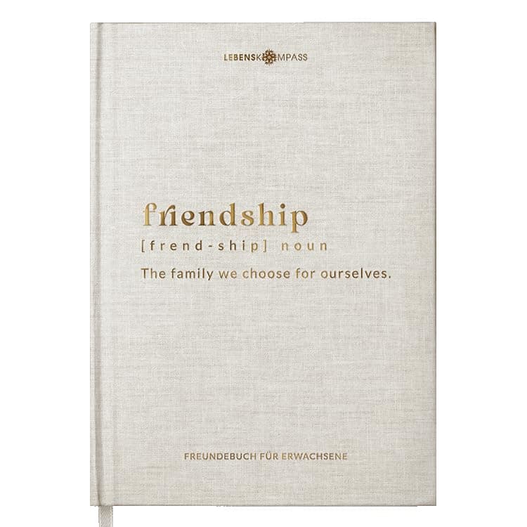 Lebenskompass Freundebuch für Erwachsene 'FRIENDS' 📚🌟
