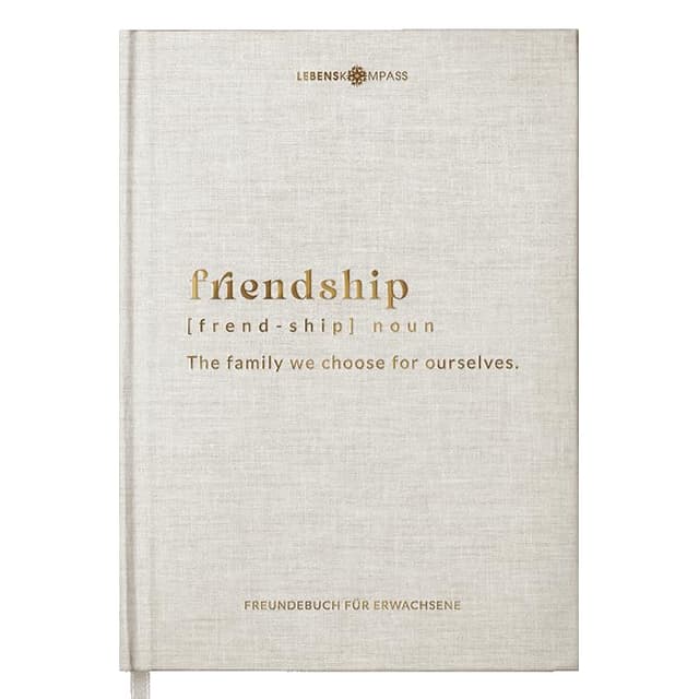 Lebenskompass Freundebuch für Erwachsene 'FRIENDS' 📚🌟