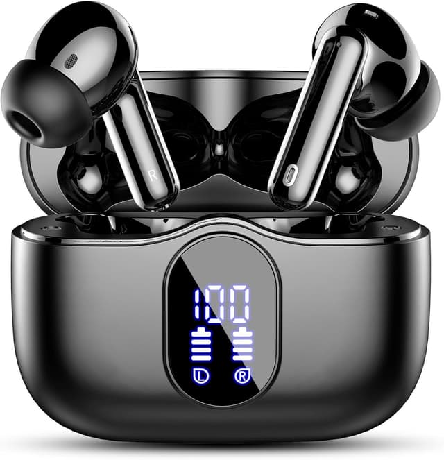 🎧 Bluetooth Kopfhörer - Kabellos Bluetooth 5.4 Sport In Ear Kopfhörer mit 4 Mikrofonen
