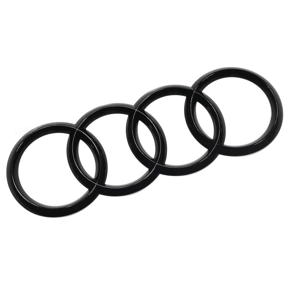 🔥 Audi 8W9071802 Zeichen Ringe Black Edition Emblem Blackline Logo schwarz 🔥